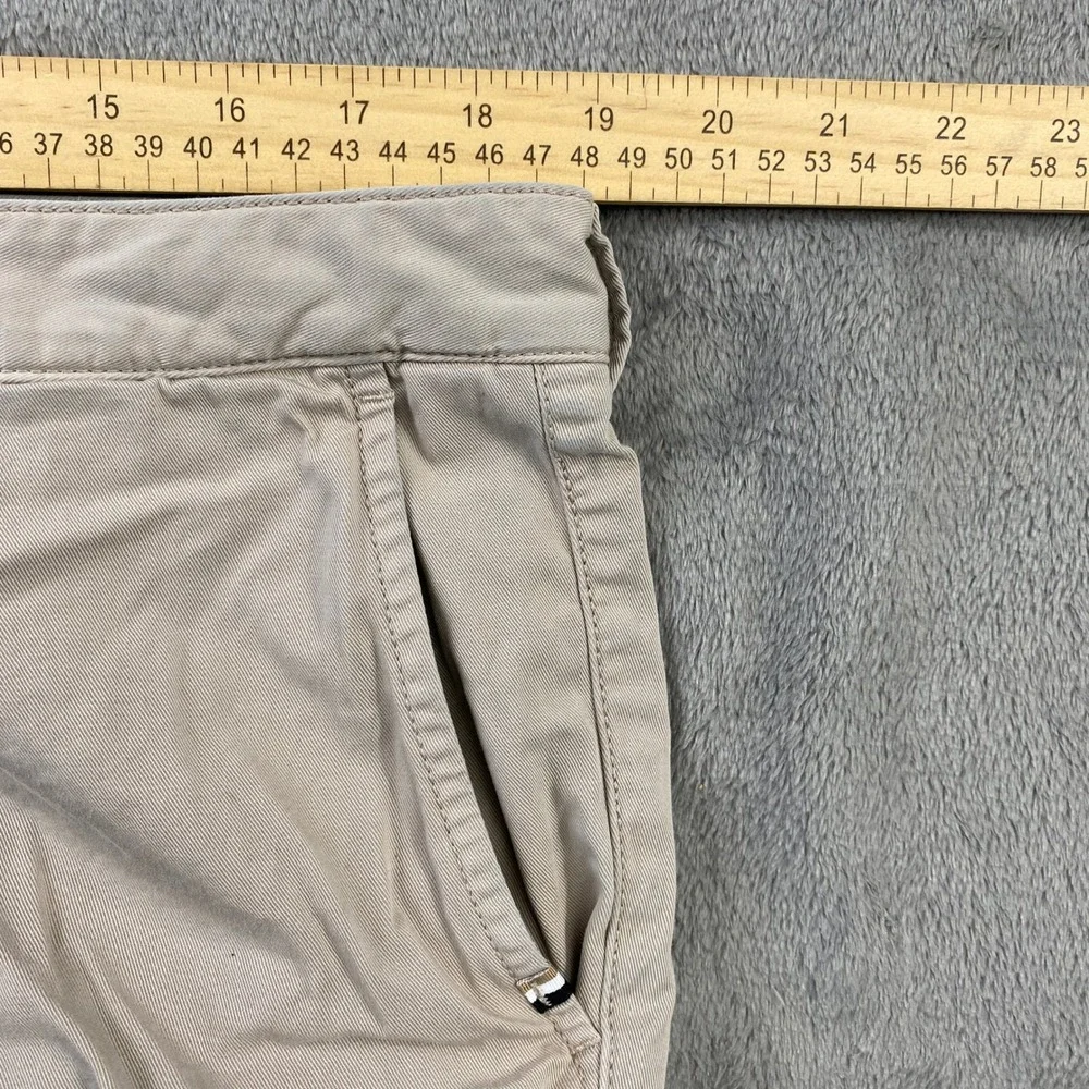 Hugo Boss Chinos Mens 38R Beige Crigan Regular Fit Stretch Khaki Trousers Preppy